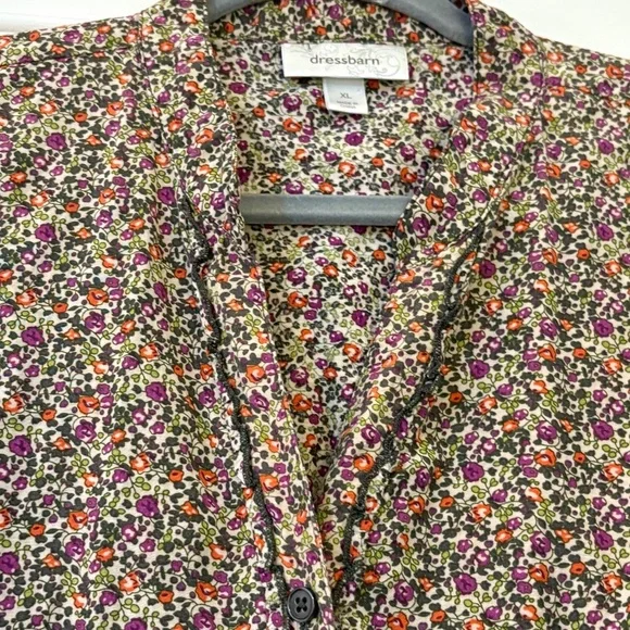 4 for $20 SALE!Dressbarn XL 3/4 sleeve lightweight shirt - Picture 3 of 5